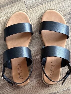 Brand New! Journee Collection Black Sandals